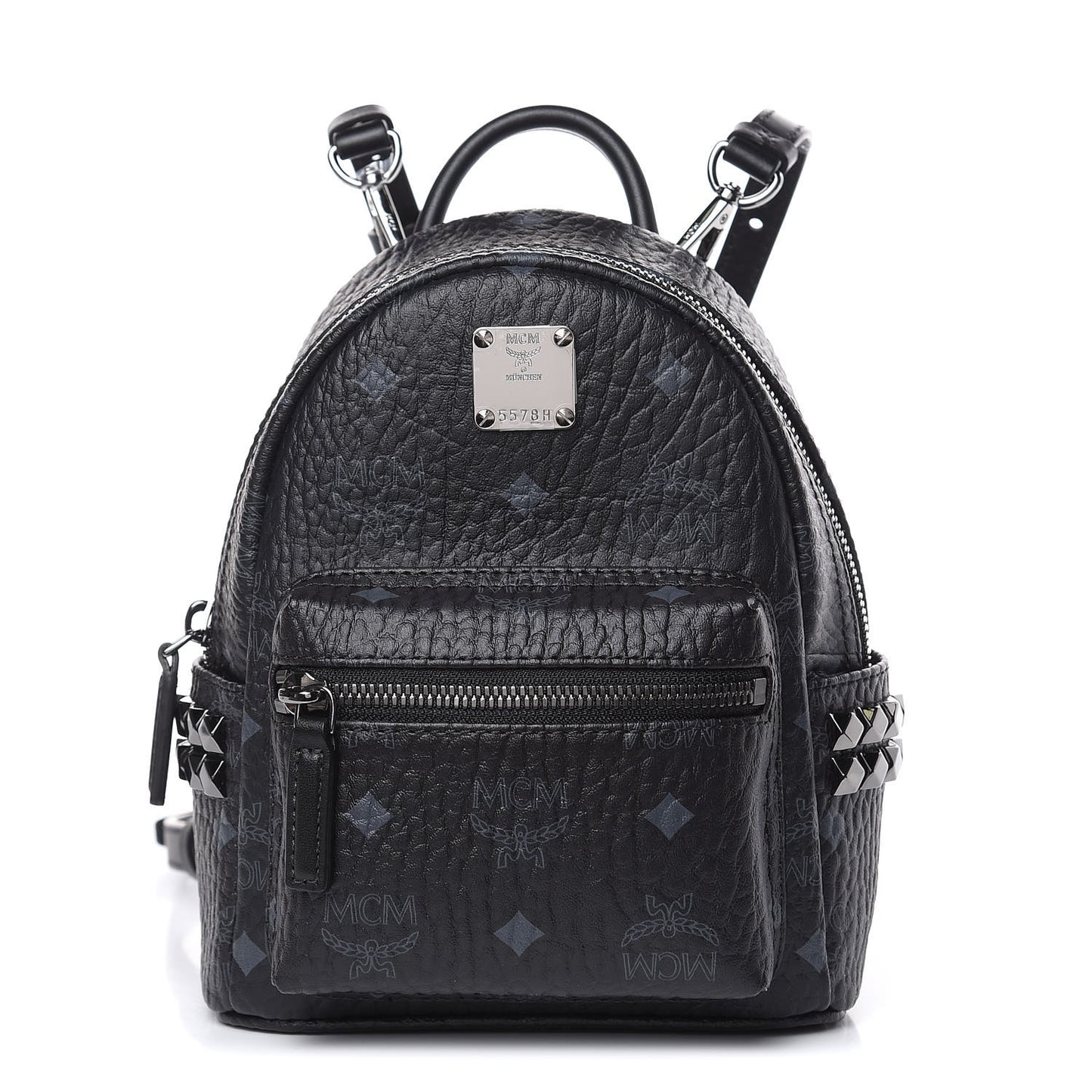 Visetos Studded X-Mini Bebe Boo Backpack Black