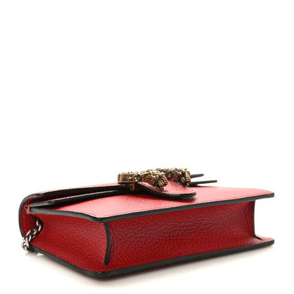 Gucci Calfskin Super Mini Dionysus Shoulder Bag Hibiscus Red 4 of 8