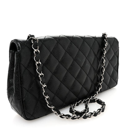 Chanel Caviar Quilted East West Flap Black 3 of 10