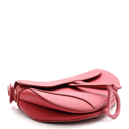 Christian Dior Ultra Matte Calfskin Saddle Bag Red 4 of 12