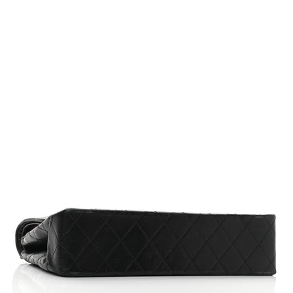 Chanel Lambskin Quilted Medium Double Flap Bag Black 4 of 12