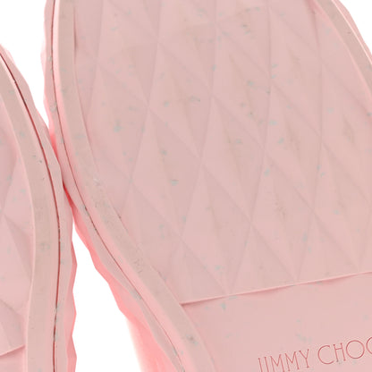 Jimmy Choo Nappa Diamond Light Platform Sneakers 38.5 Powder Pink 10 of 11