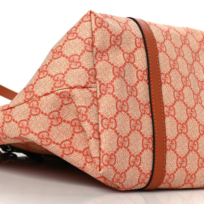 Gucci GG Supreme Monogram Medium Nice Tote Orange 8 of 9
