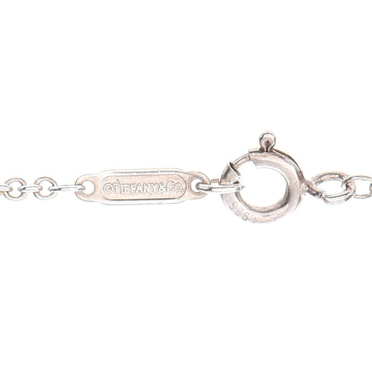 Tiffany Sterling Silver Filigree Heart Key Pendant Necklace 7 of 8
