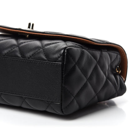Chanel Lambskin Mixed Fibers Quilted Cocovado Flap Black 7 of 10