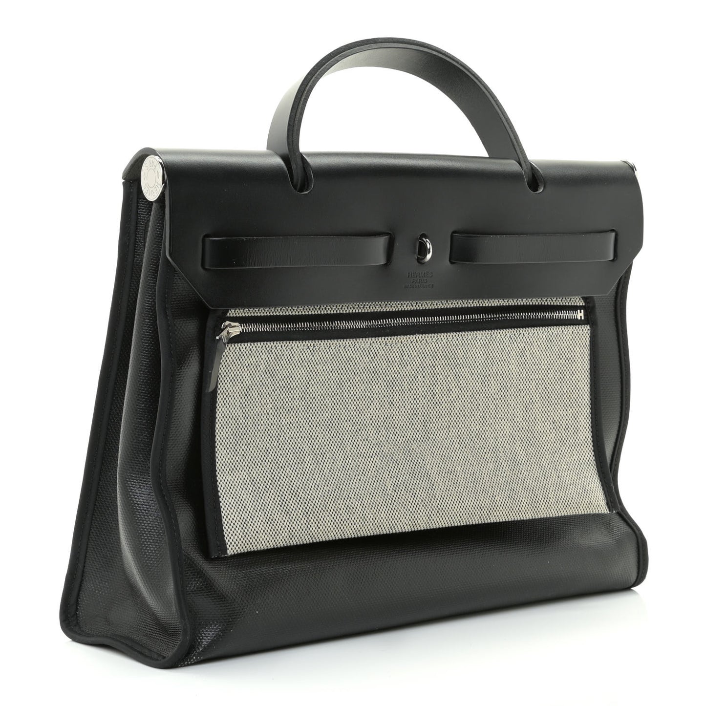 Toile H Berline Vache Hunter Herbag Zip PM 31 Black Ecru