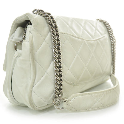 Chanel Lambskin Icons Secret Label Medium Flap White 2 of 12