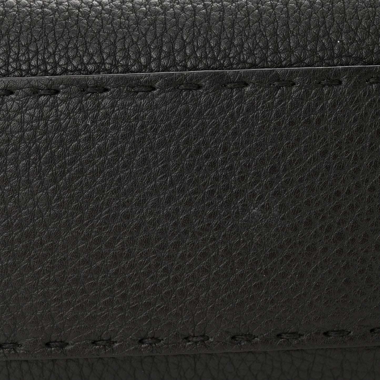 Cuoio Romano Selleria Bi-Color Mini Peekaboo Iconic Satchel Black Mou