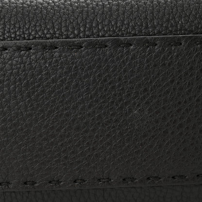 Fendi Cuoio Romano Selleria Bi-Color Mini Peekaboo Iconic Satchel Black Mou 14 of 17