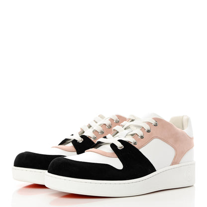Hermes Suede Goatskin Calfskin Free Sneakers 38 Multicolor Rose Opaline 6 of 16