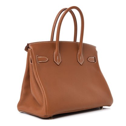 Hermes Togo Birkin 30 Gold 3 of 10