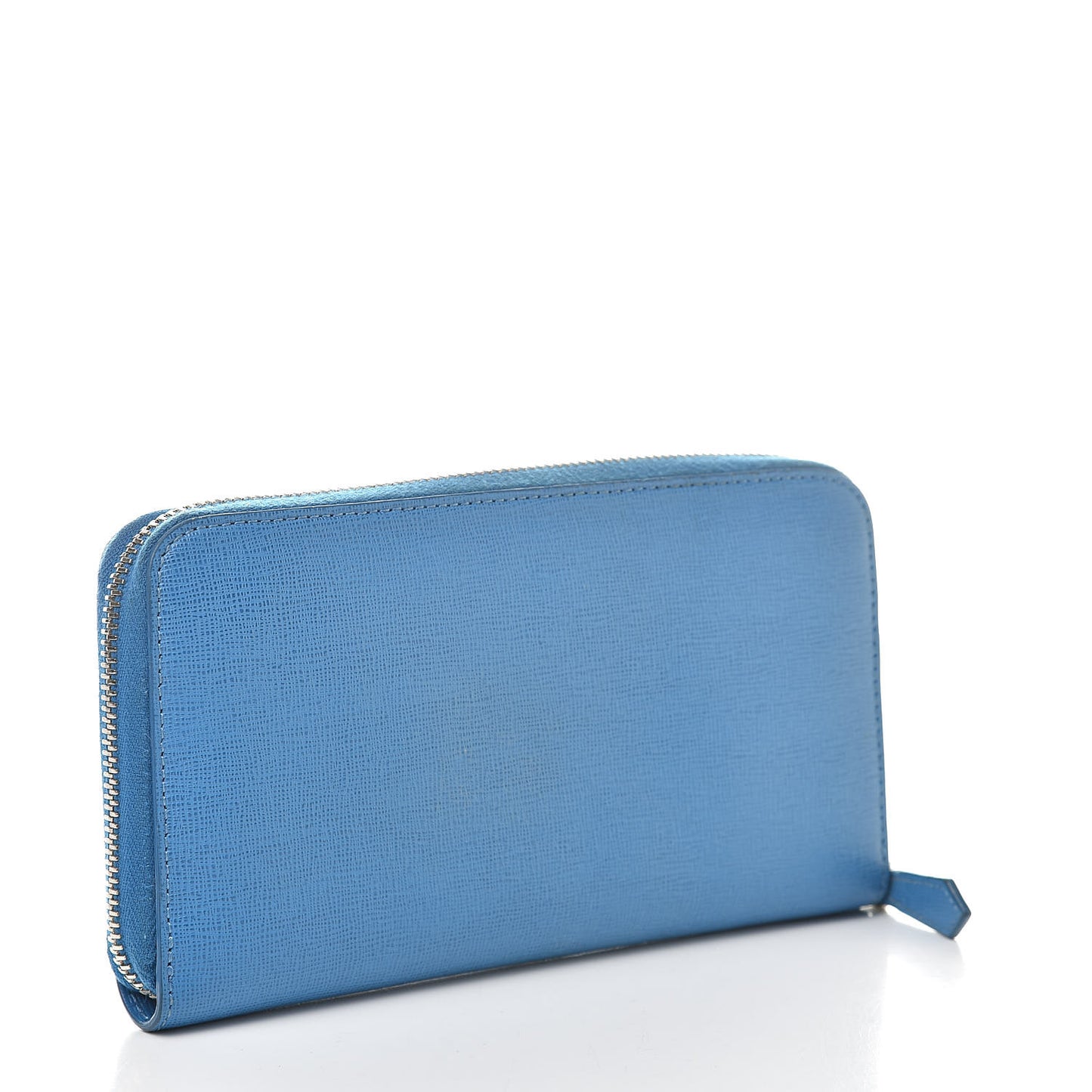 Vitello Elite Crystal Eye Monster Zip Around Wallet Royal Blue Papavero Multicolor