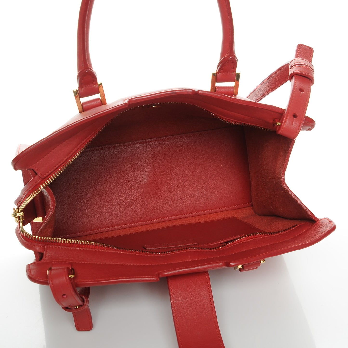 Calfskin Baby Monogram Cabas Red