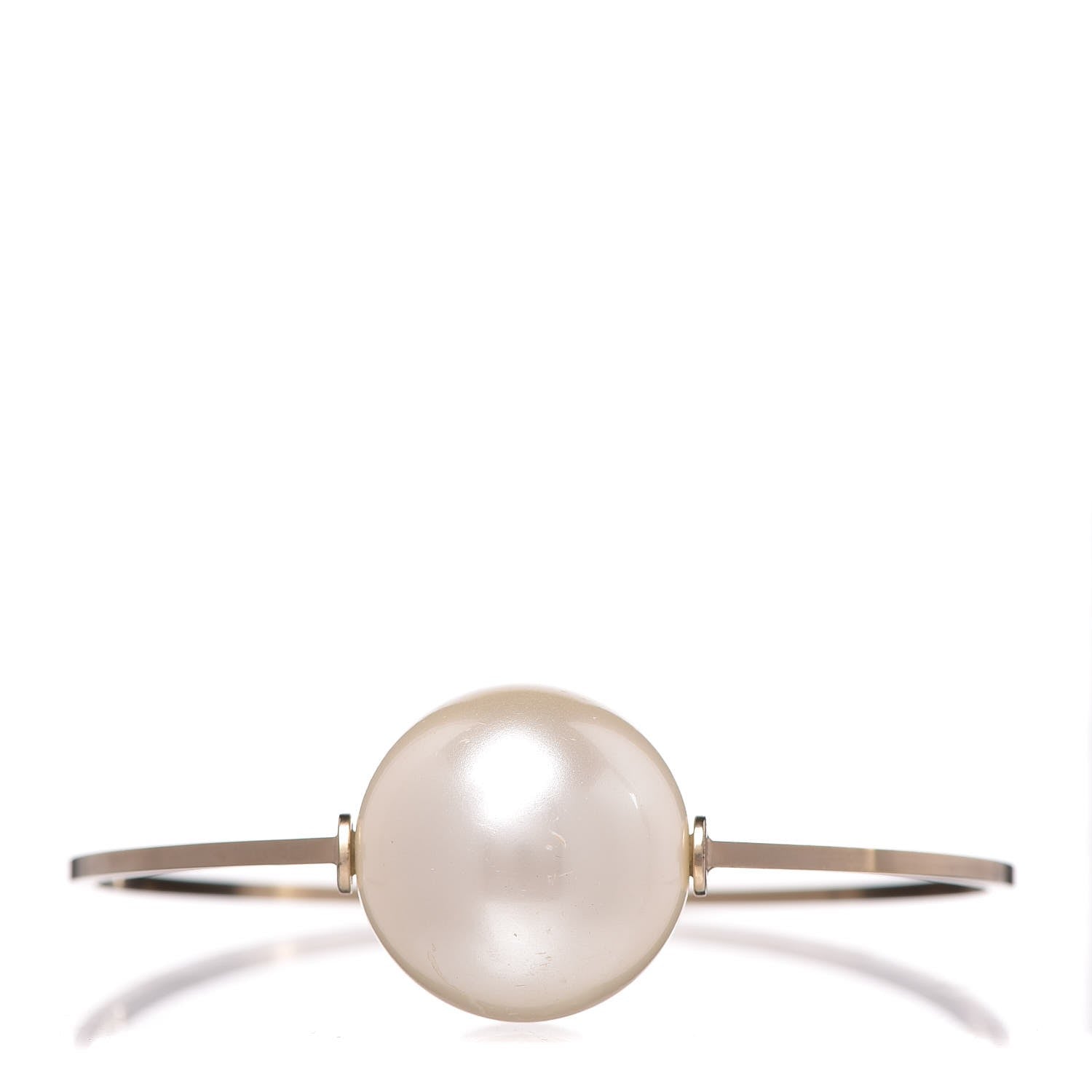 Chanel Pearl Medium Bangle Gold 1 of 6