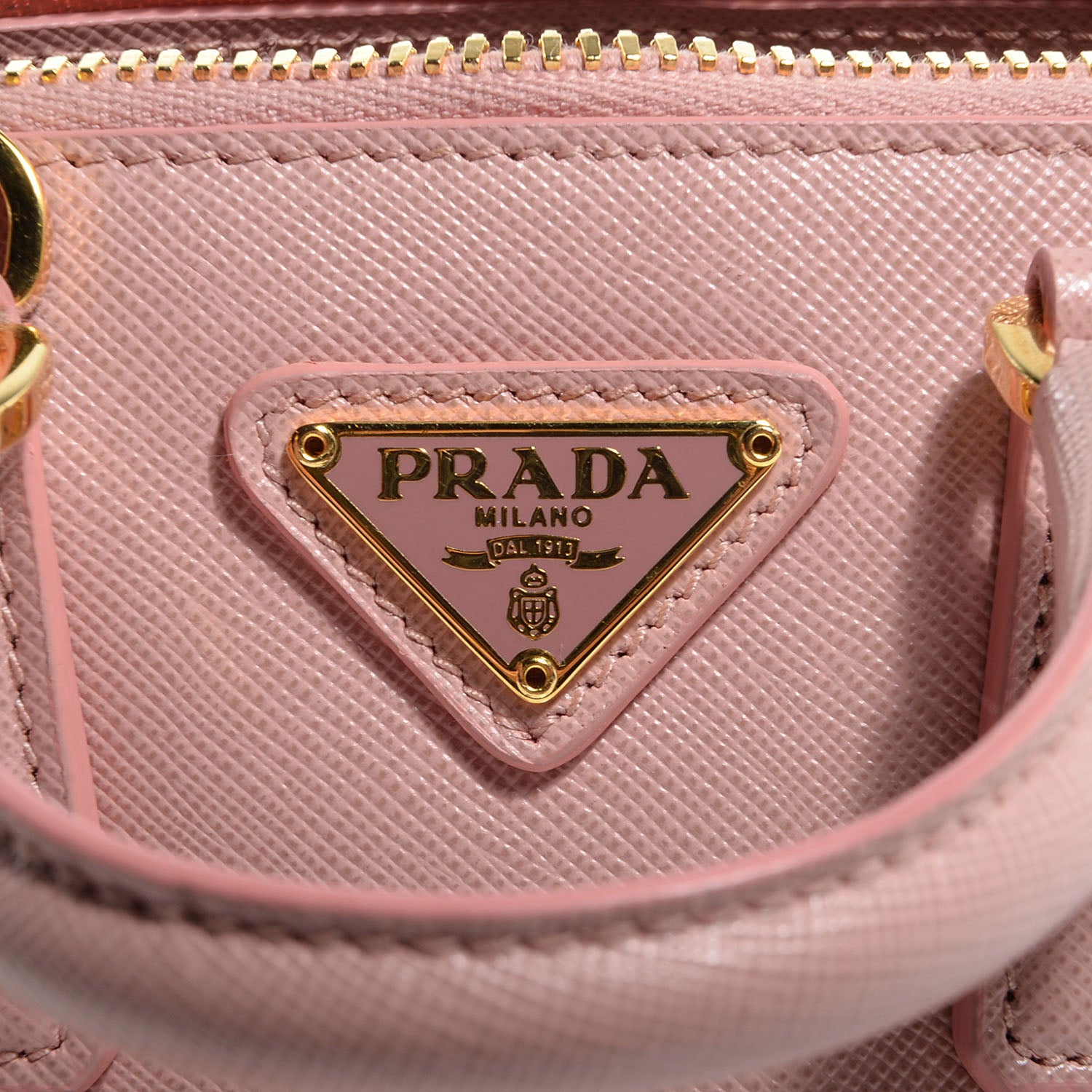 Prada Saffiano Lux Mini Promenade Tote Orchidea 8 of 12