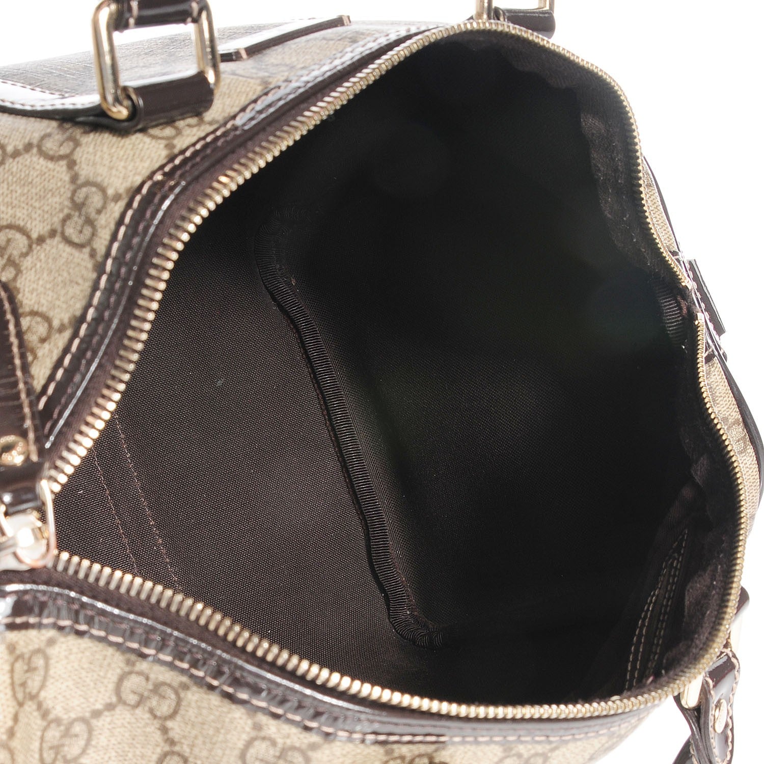 Gucci GG Plus Monogram Medium Joy Boston Dark Brown 5 of 7