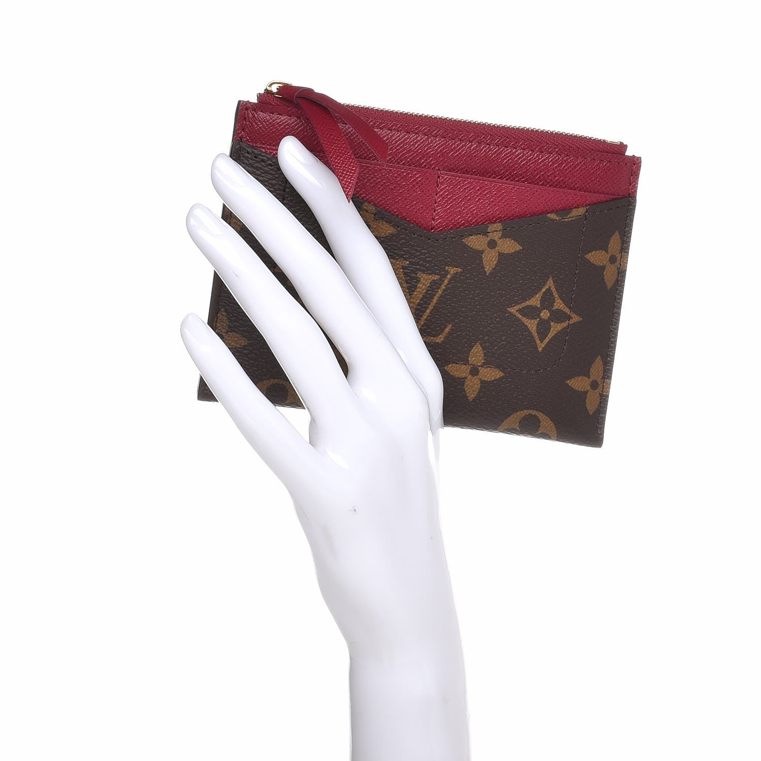 Louis Vuitton Monogram Zipped Card Holder Fuchsia 2 of 7
