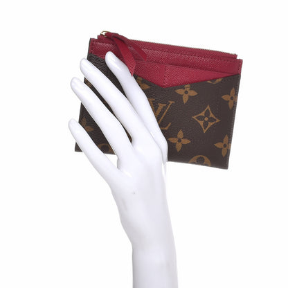 Louis Vuitton Monogram Zipped Card Holder Fuchsia 2 of 7