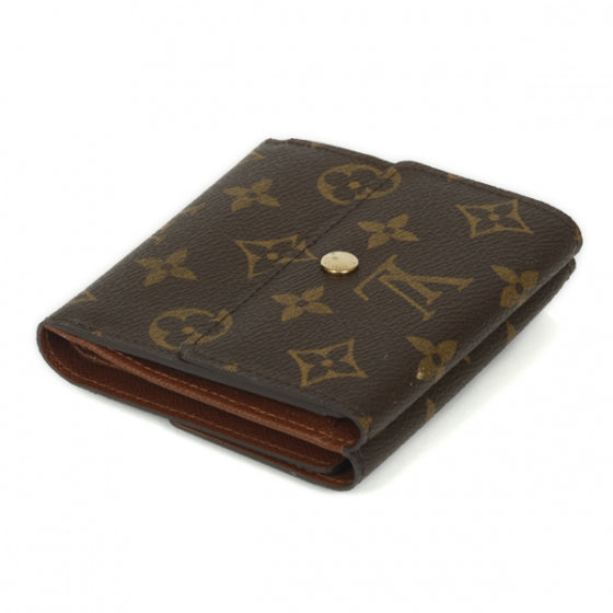 Monogram Porte-Monnaie Billets Cartes Credit Wallet