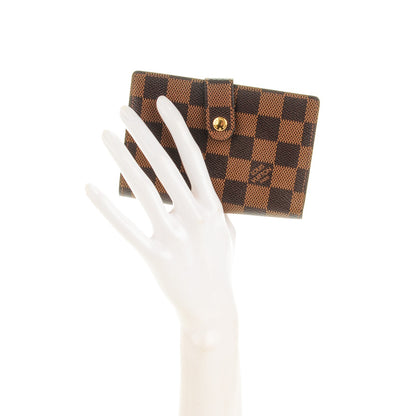 Louis Vuitton Damier Ebene French Purse Wallet 2 of 8