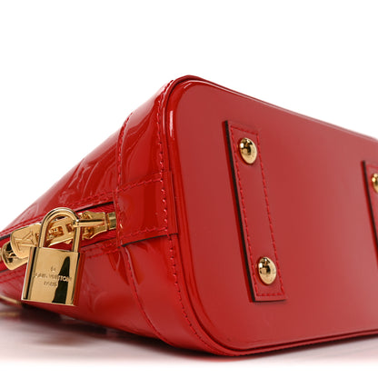 Louis Vuitton Vernis Alma BB Cherry 8 of 9