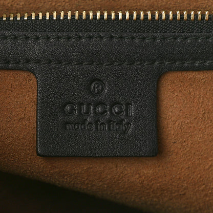 Gucci GG Supreme Monogram Calfskin Medium Padlock Shoulder Bag Beige Black Cuir 6 of 10