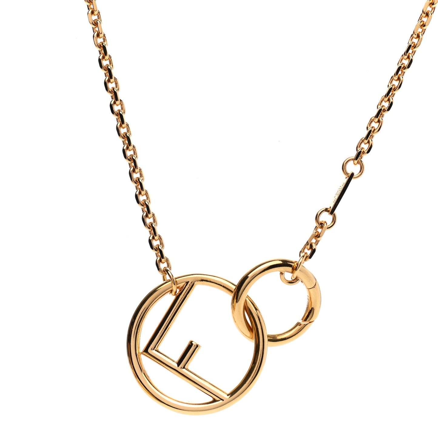 Metal F is Fendi Necklace Gold