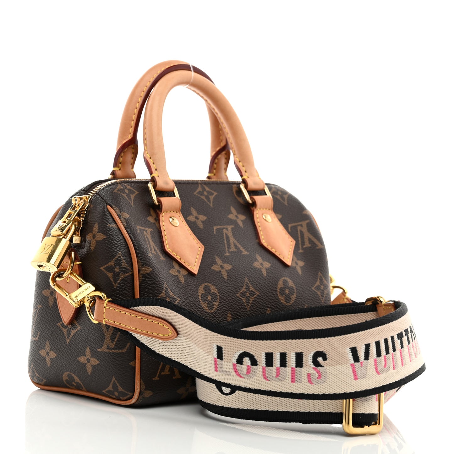 Monogram Speedy Bandouliere 20 Black