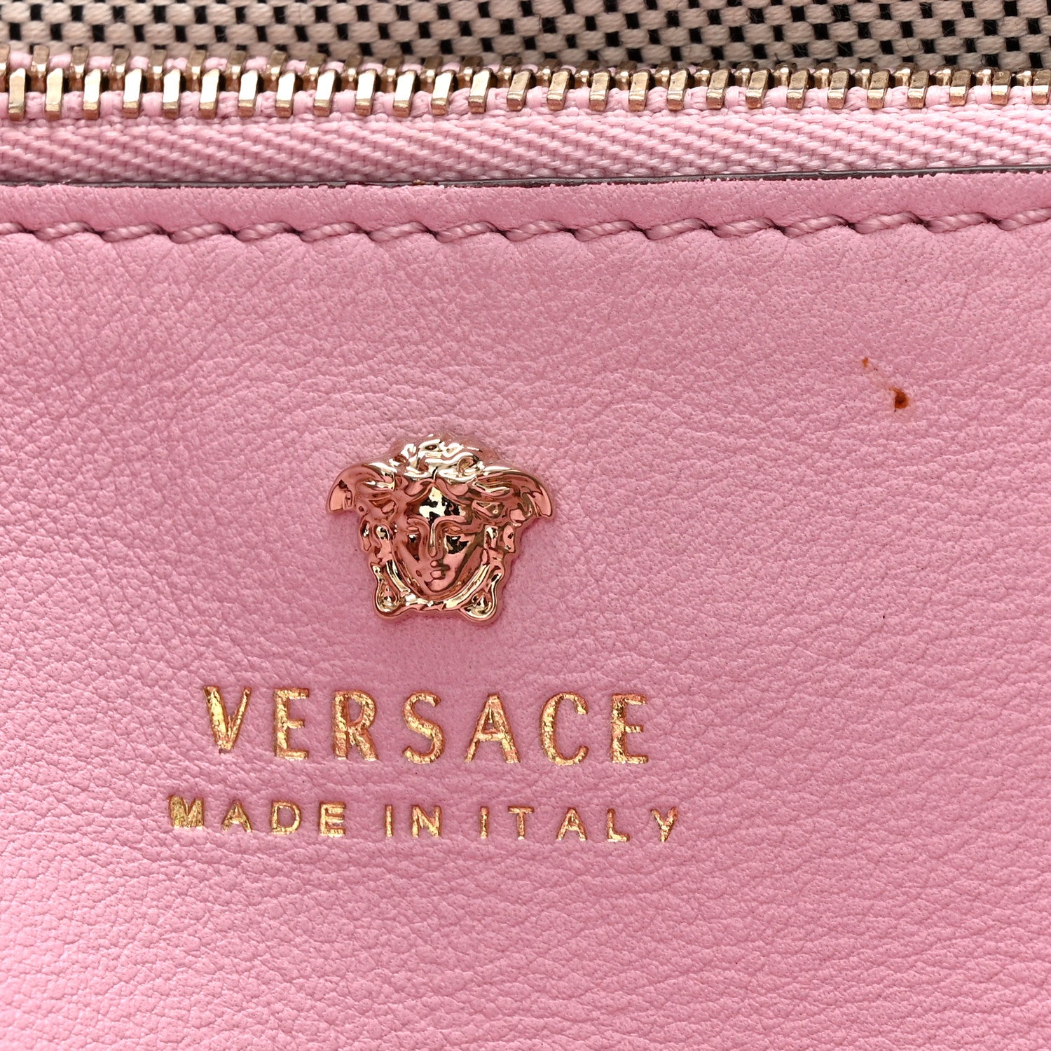 Versace Calfskin Medium Palazzo Empire Bag Pink 6 of 13