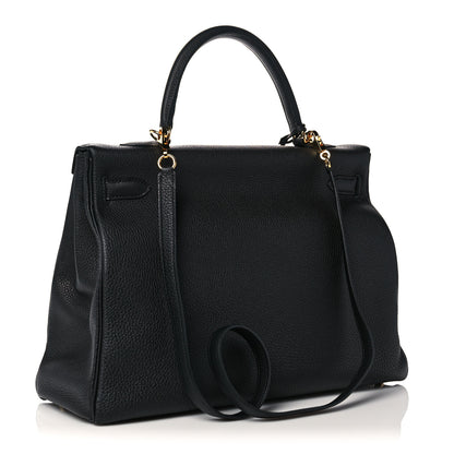 Hermes Togo Kelly Retourne 35 Black 3 of 38