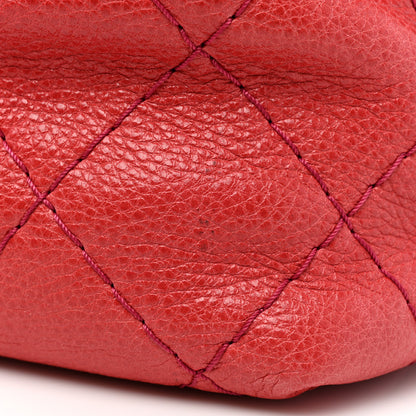 Chanel Glazed Calfskin Large On The Road Tote Red 17 of 18