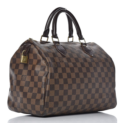 Louis Vuitton Damier Ebene Speedy 30 3 of 21