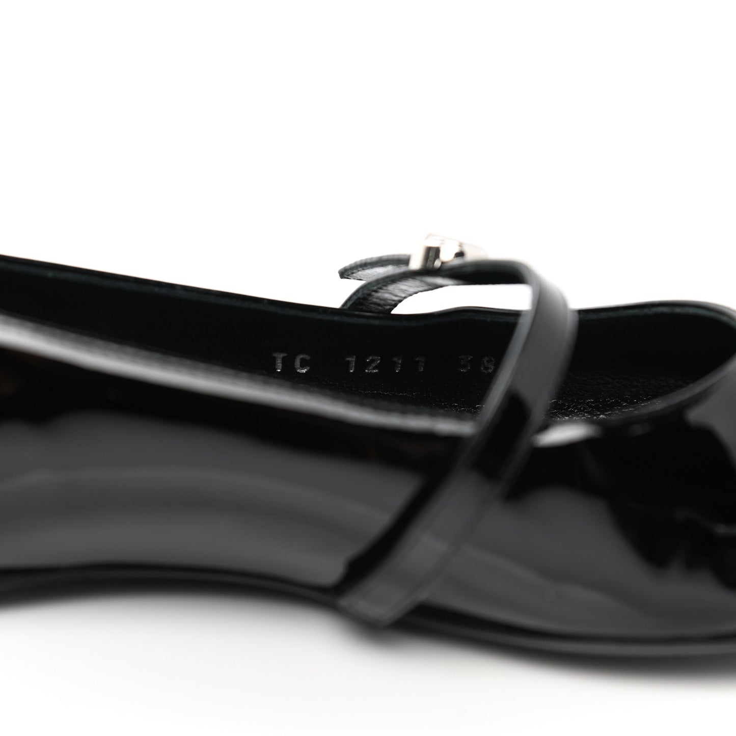 Patent Uniformes Ballet Flats 38 Black