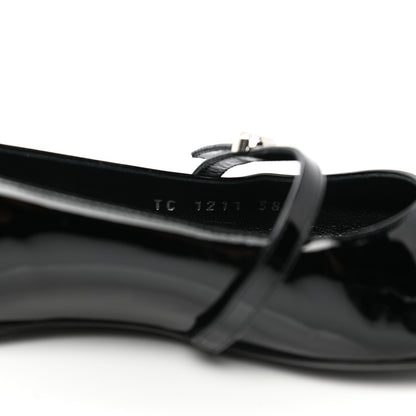 Louis Vuitton Patent Uniformes Ballet Flats 38 Black 8 of 9