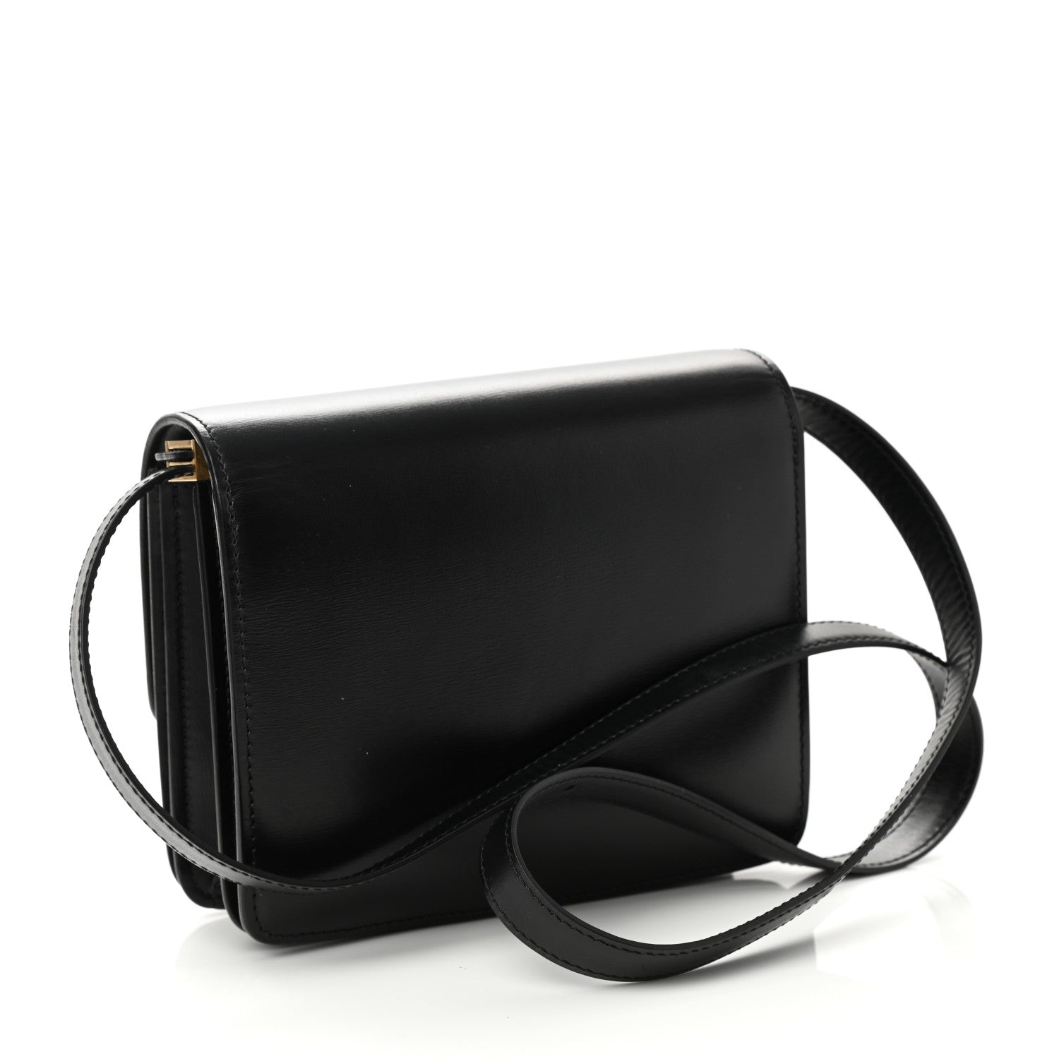 Celine Box Calfskin Small Classic Box Flap Bag Black 3 of 10