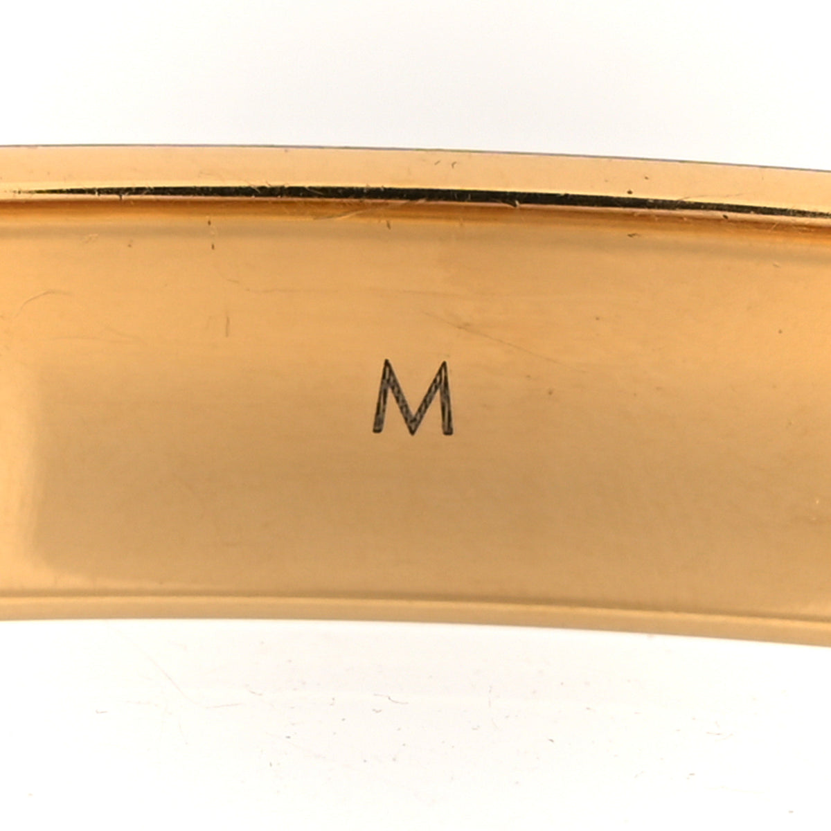 Louis Vuitton Brass Monogram Nanogram Cuff M Gold 5 of 5