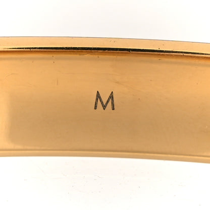 Louis Vuitton Brass Monogram Nanogram Cuff M Gold 5 of 5