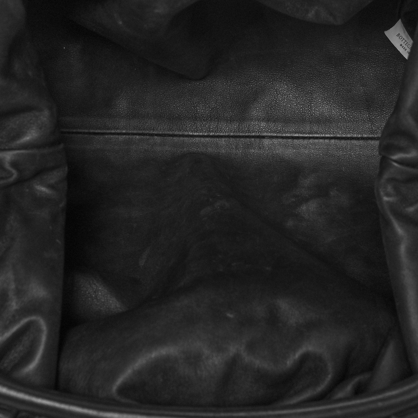 Smooth Butter Calf The Pouch Oversized Clutch Black