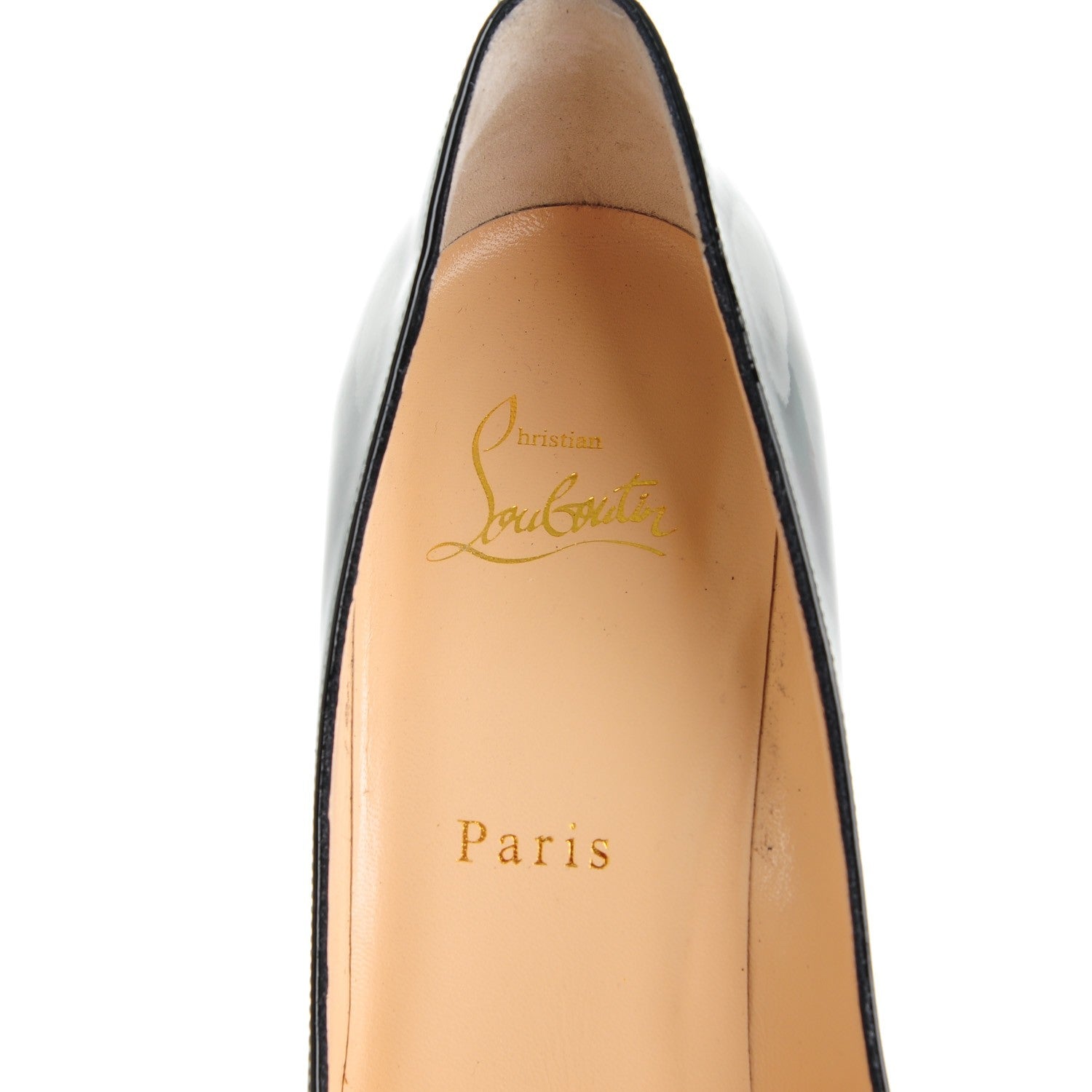Christian Louboutin Patent Pigalle Follies 100 Pumps 39.5 Black 7 of 7