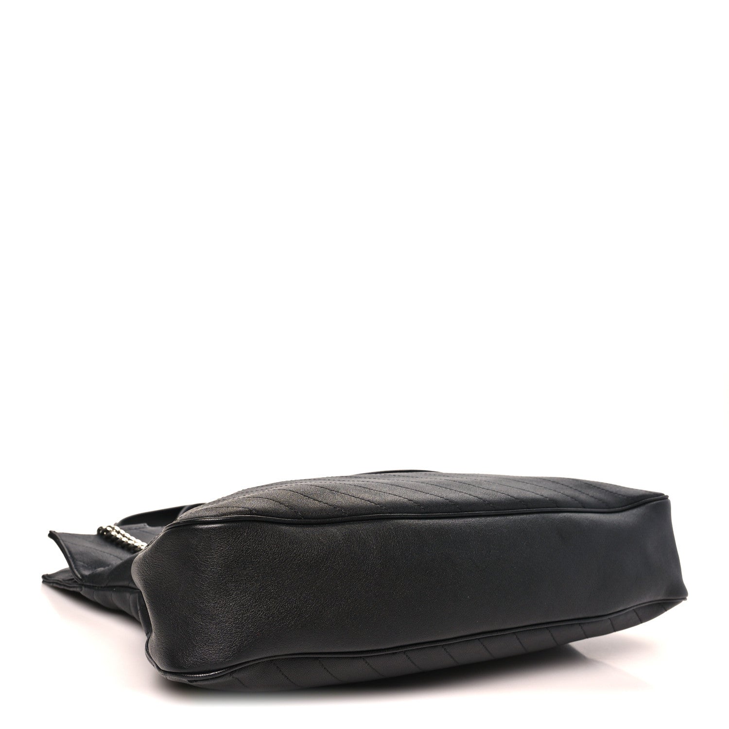 Gucci Sakai Be Green Calfskin Diagonal Stitched Medium Blondie Tote Black 4 of 11
