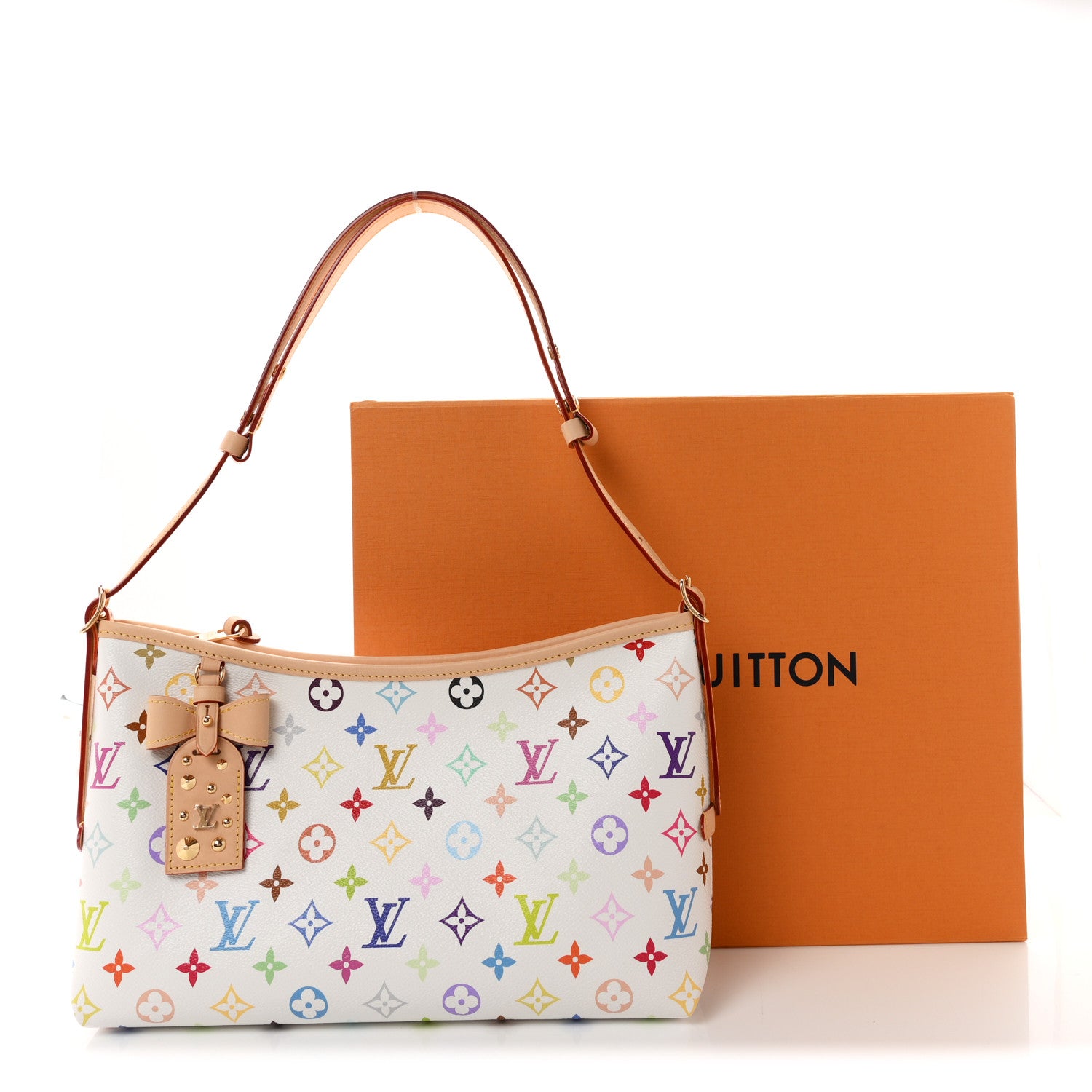 Louis Vuitton LV X TM Monogram Multicolor CarryAll East West White 10 of 10