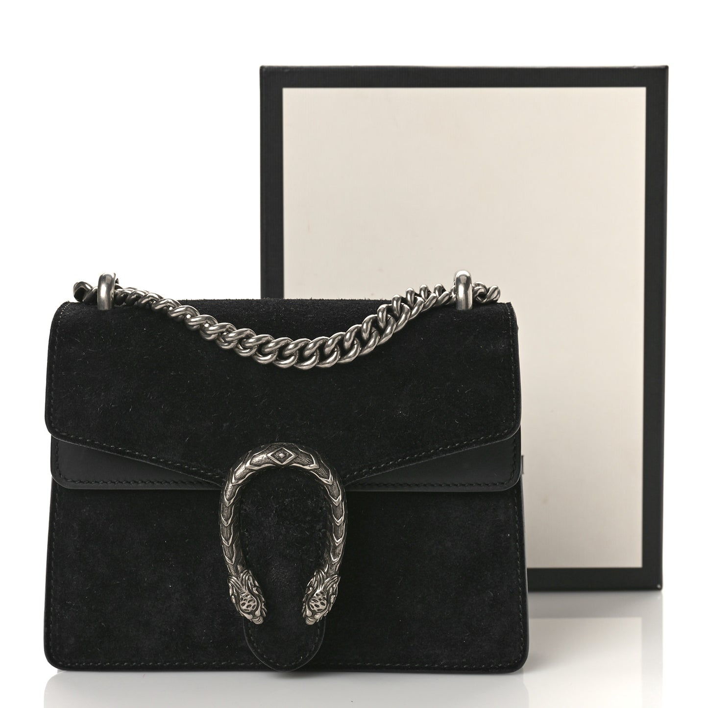 Suede Mini Dionysus Shoulder Bag Black
