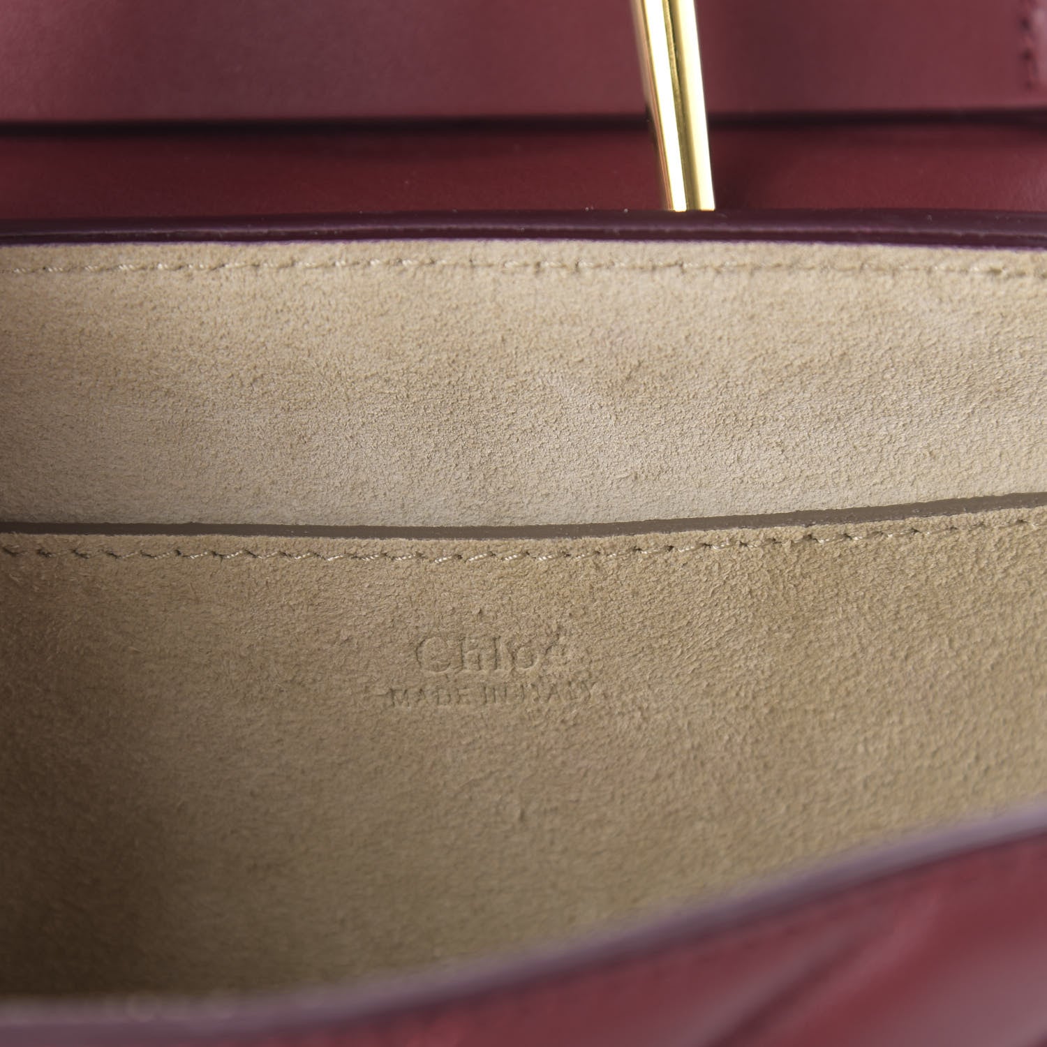 Chloe Calfskin Quilted Mini Drew Bijou Shoulder Bag Plum Purple 8 of 9