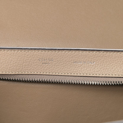 Celine Drummed Calfskin Suede Small Trapeze Dune 6 of 19