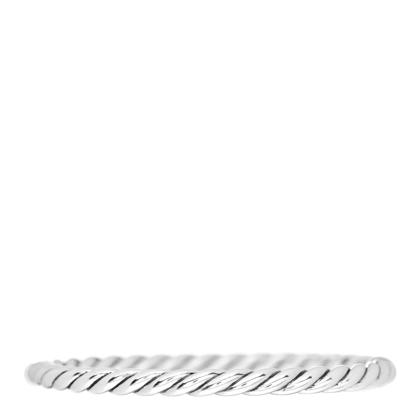 Sterling Silver 5mm Sculpted Cable Bracelet