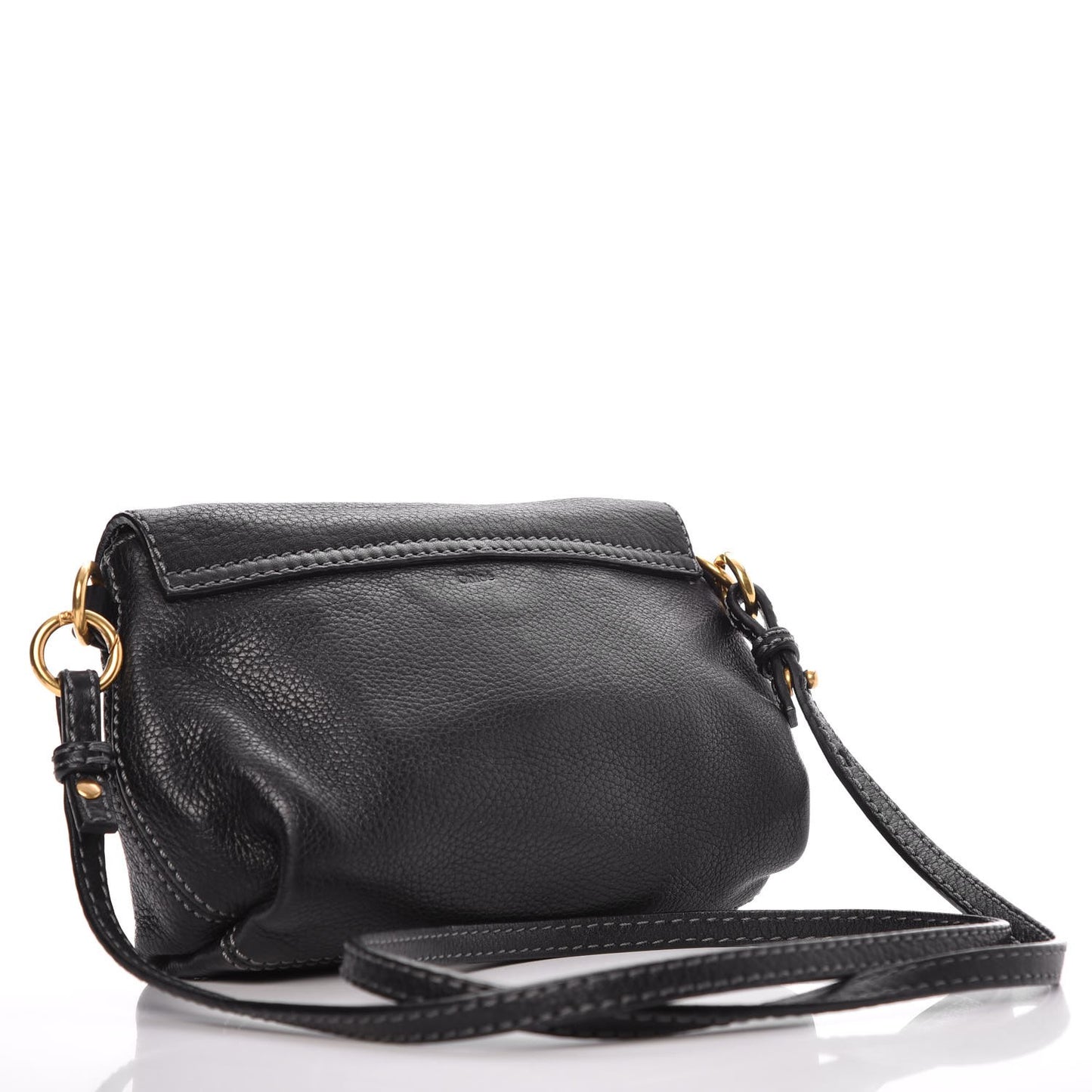 Calfskin Marcie Pochette Crossbody Bag Black