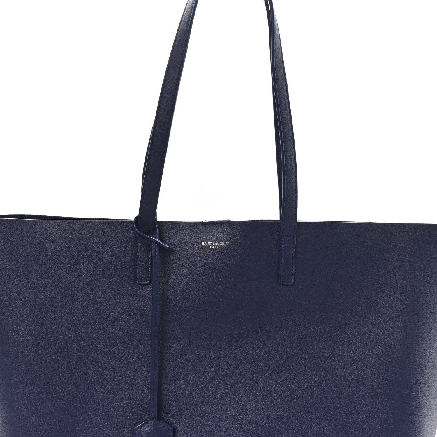 Saint Laurent Calfskin Large Shopping Tote Saphir 9 of 12