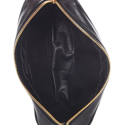 Versace Calfskin Palazzo Large Cosmetic Bag Black 5 of 7