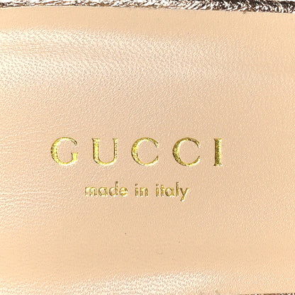 Gucci Galassia GG Marmont Flat Slide Sandals 38 Salmone 7 of 9