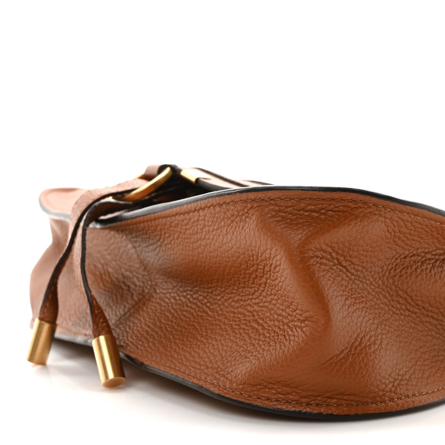 Calfskin Small Marcie Satchel Tan